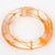 Orange Marlene McKibbin Acrylic Lucite Bracelet Bangle For Sale - Image 8 of 10