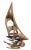 Bob Bennett (American, 1923-2003), “Spirit of America", 1985, Bronze Sculpture, depicting a tall sailed boat with wind in...