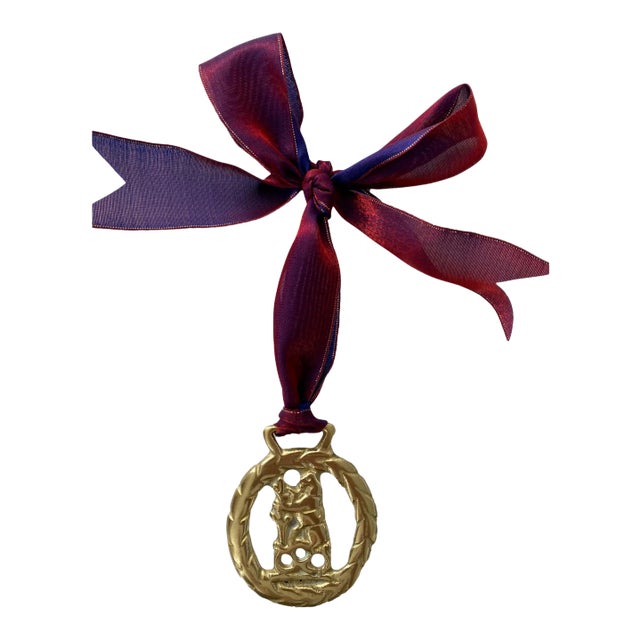 Antique English Horse Brass Ornament For Sale