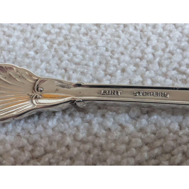 1940s Lunt "American Victorian" Sterling Silver Sugar Tongs For Sale - Image 9 of 11