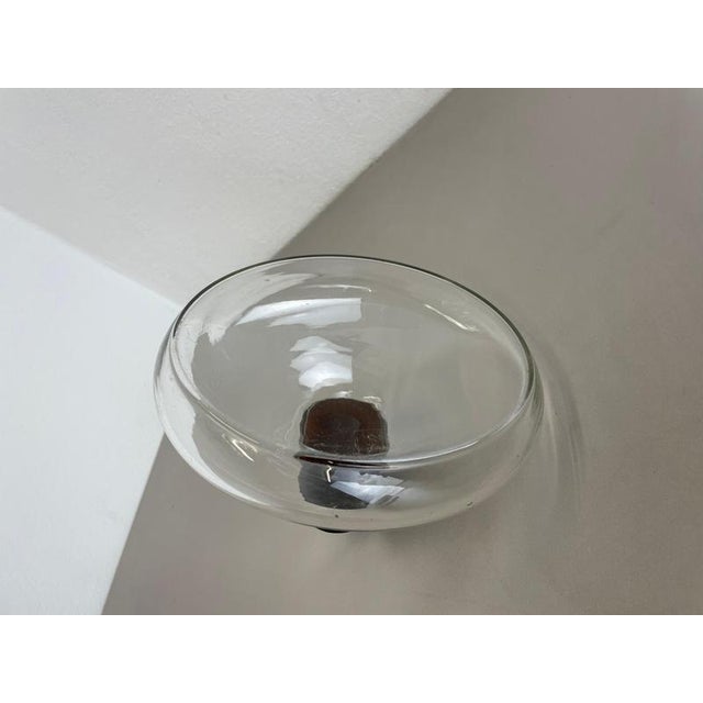 Large Glass Decanter with Leather Handle attributed to Carl Auböck, Austria, 1950s For Sale - Image 16 of 18