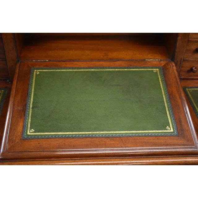 Victorian Dickens Desk in Mahogany, 1880 For Sale - Image 12 of 13