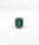 9.07 Ct Natural Emerald & Diamond Ring Size 6.5 For Sale - Image 9 of 9