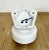 Vintage White Porcelain Wall Light with Milk Glass, 1960s For Sale - Image 10 of 12