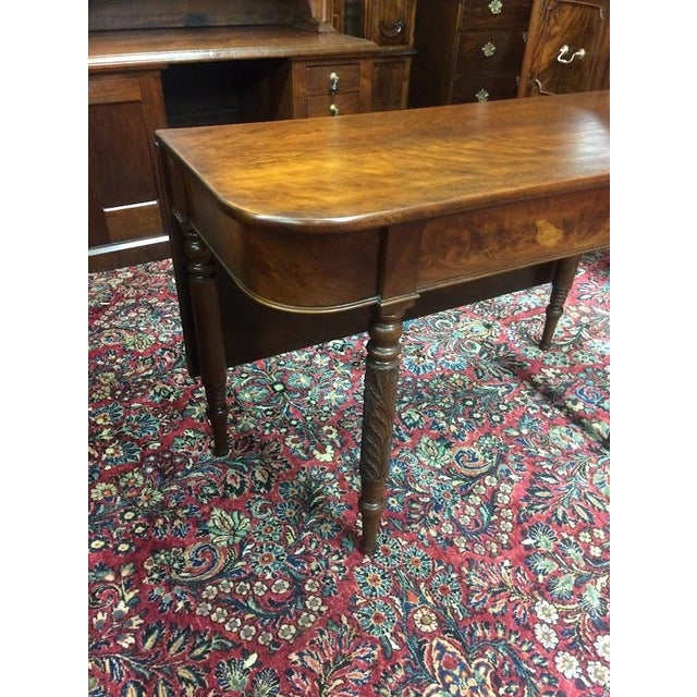 English Antique Accent Table, Hall Table, Games Table For Sale - Image 3 of 7