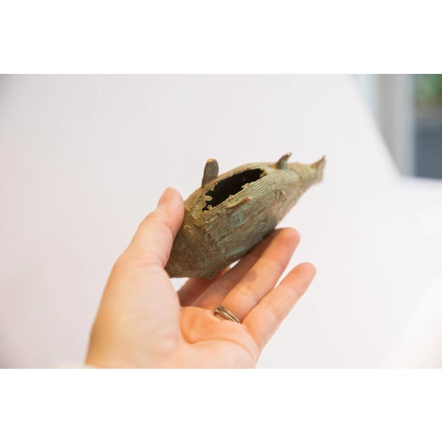 Tribal Vintage African Fish Casting For Sale - Image 3 of 6
