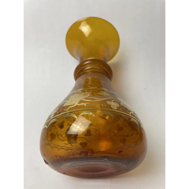 1920s Gold Decor Glass Vase, 1920s For Sale - Image 5 of 8