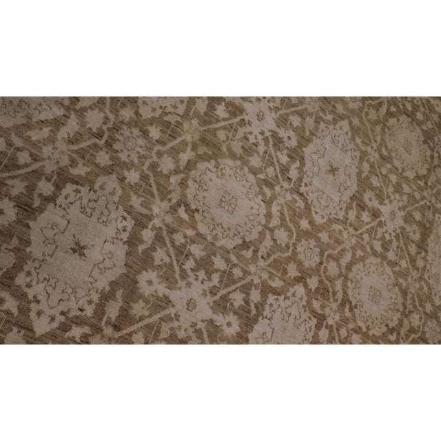 Handmade Room Size Zero Cut Pile Rug. 8'1"x 10' For Sale - Image 4 of 18