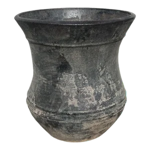 Bell Black Earth Ware Vintage Pot Planter Small