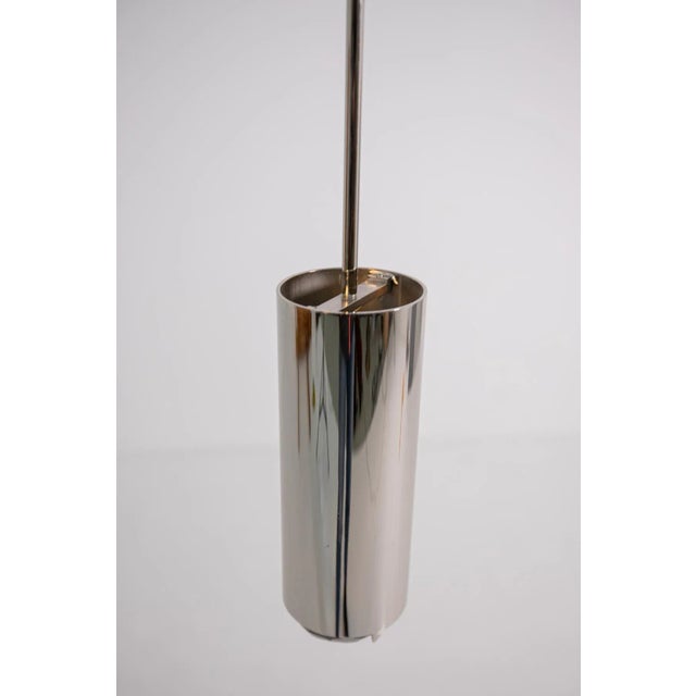 Italian Pendant Lamp in Brass and Pink Art Glass from Ghirò Studio For Sale - Image 3 of 7