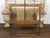 Mid 20th Century American Midcentury Metal and Wood Two-Tiered Shelving Unit with Twisted Motifs For Sale - Image 5 of 12