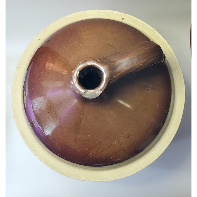 Ceramic Antique Early 20th Century Stoneware 5 Gallon Moonshine/ Whiskey Jug For Sale - Image 7 of 8