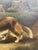 Wood Antique Framed Oil Painting of Two Collie Dogs in Woodland Landscape, Traditional Canine Portrait Possibly 1890s - Unsigned For Sale - Image 7 of 10