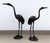 Large Burnished Brass Heron Sculptures, Italy, 1970, Set of 2 For Sale - Image 11 of 18