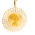 Gold Vintage Italian 18k Gold Nefertiti Egyptian Revival Pendant For Sale - Image 8 of 11