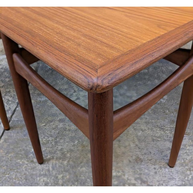 Nesting Tables, Denmark, 1960s, Set of 3 For Sale - Image 3 of 7