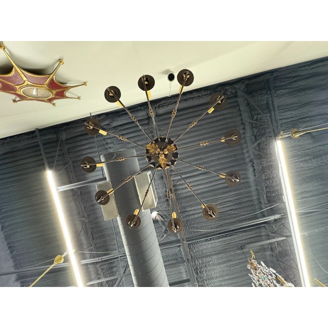 Metal 16th Century Italian Wrought Iron Chandelier For Sale - Image 7 of 17