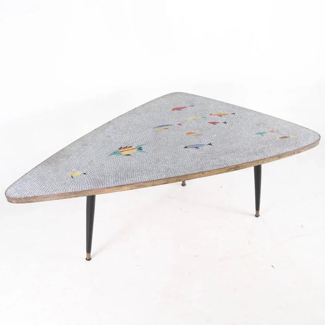 Glass Mosaic Coffee Table, 1970s For Sale - Image 4 of 12