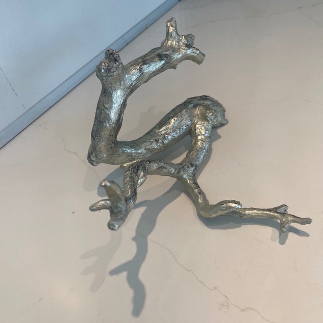 Silver branch accessory perfect for heading to the top of books or an accessory on its own. Antique silver finish.