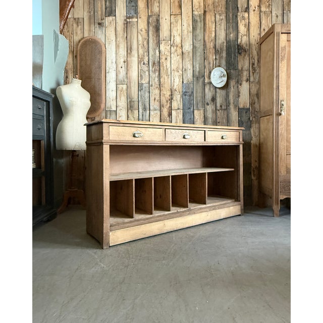 Former Shop Counter with Drawers and Lockers, 1920s For Sale - Image 17 of 18