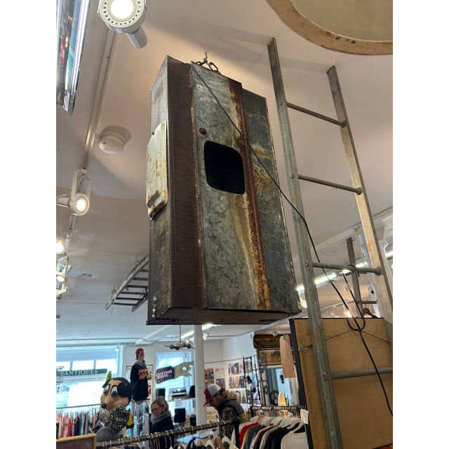 Gray Industrial Vintage Fragment From Retro Cafe Neon Sign For Sale - Image 8 of 13