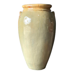 Vintage Boho Glazed Ceramic Planter