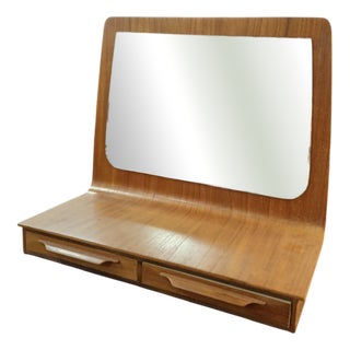 Vintage Danish Hanging Mirror by Johannes Andersen, 1950s For Sale