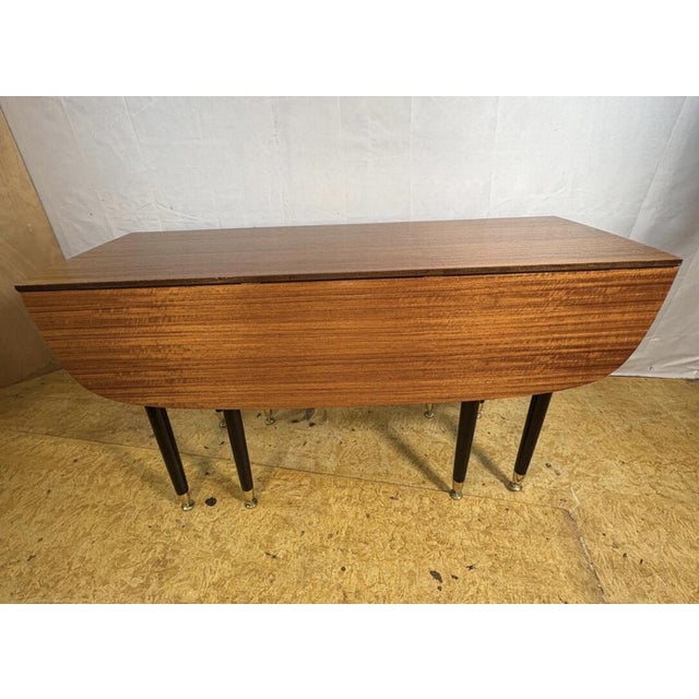 Mid-Century Modern Mid-Century Librenza Extending Fold-Out Dining Table in Teak and Tola from G-Plan, 1950s For Sale - Image 3 of 11
