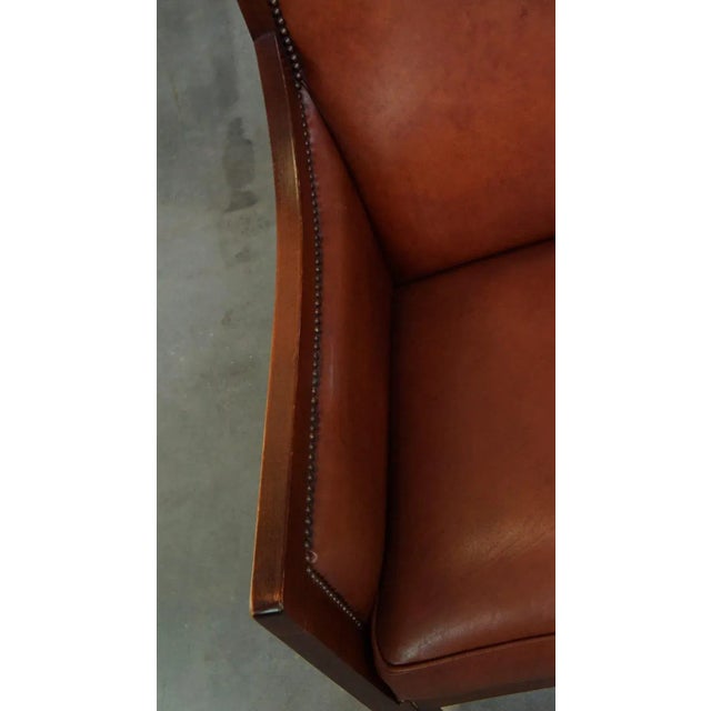 Wood Set of Art Deco Armchairs in Cowhide For Sale - Image 7 of 13