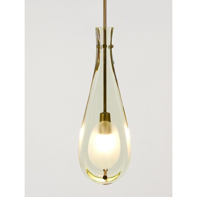 Model 2259 Drop Pendant Lamp attributed to Max Ingrand for Fontana Arte, Italy, 1960s For Sale - Image 10 of 18