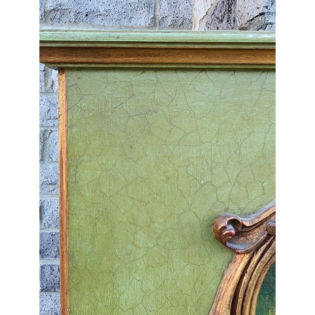 Vintage D.Milch & Son Trumeau Style Mirror For Sale In New York - Image 6 of 12