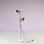 A beautiful floor lamp manufactured in the Netherlands around 1970. Made of high quality chrome plated metal on a round...