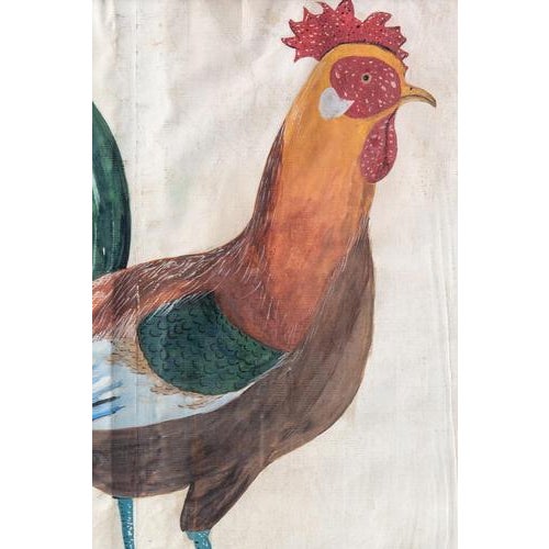 19th Century French School Artist, When the Rooster Crows, Credit Will Be Given, 19th Century, Gouache on Paper, Framed For Sale - Image 5 of 10