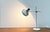 Mid-Century Modern German Minimalist White and Chrome Table Lamp from Kaiser Leuchten, 1960s For Sale - Image 6 of 18