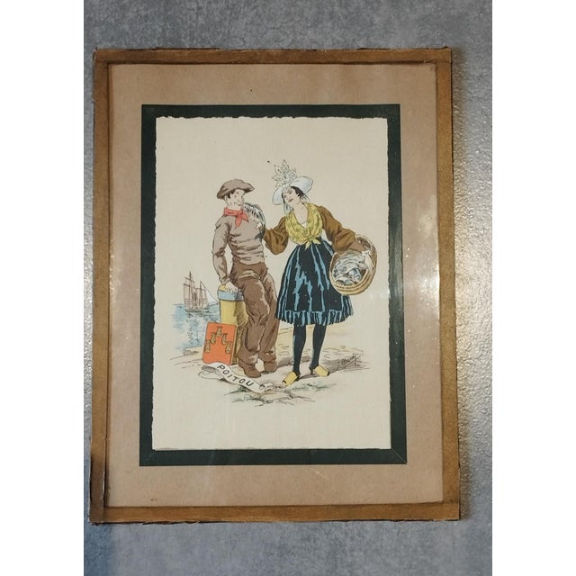 Alfred Renaudin / E. Naudy, Berry, Poitou, Lorraine & Touraine, Early 20th Century, Lithographs, Set of 4 For Sale - Image 4 of 18