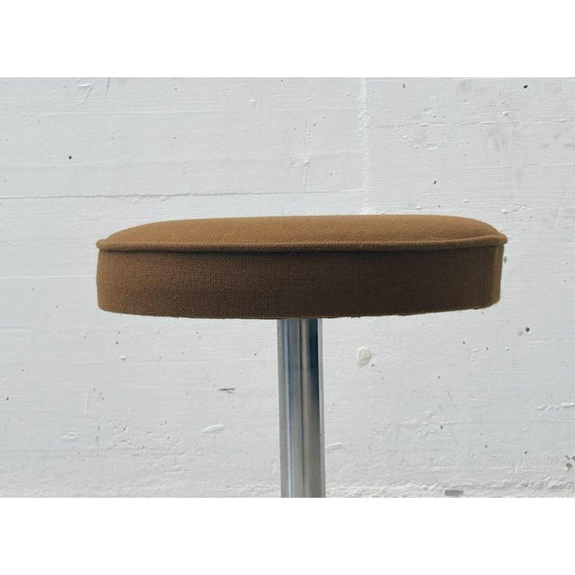 Metal Vintage Tulip Stool in Brown by Vitra, 1970s For Sale - Image 7 of 16