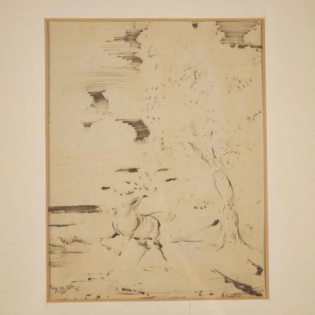 Aligi Sassu, Composition, Marker Drawing For Sale - Image 3 of 9