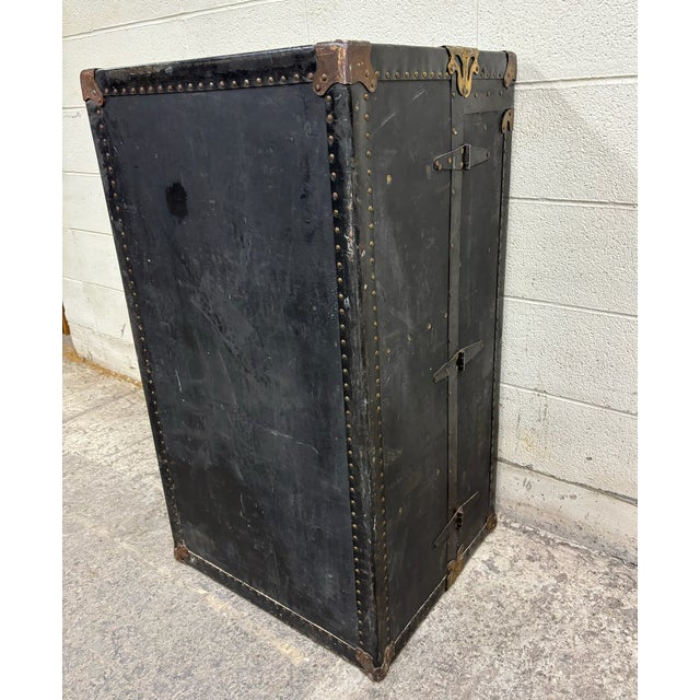 Antique Wardrobe Trunk by the Beals & Selkirk Trunk Co. Chairish