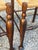 Brown Mid 20th Century Set of 4 French Provincial Rush Seat Dining Chairs For Sale - Image 8 of 12