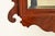 Baker Furniture Style Chippendale Carved Flame Mahogany Wall Mirror For Sale In South Bend - Image 6 of 10