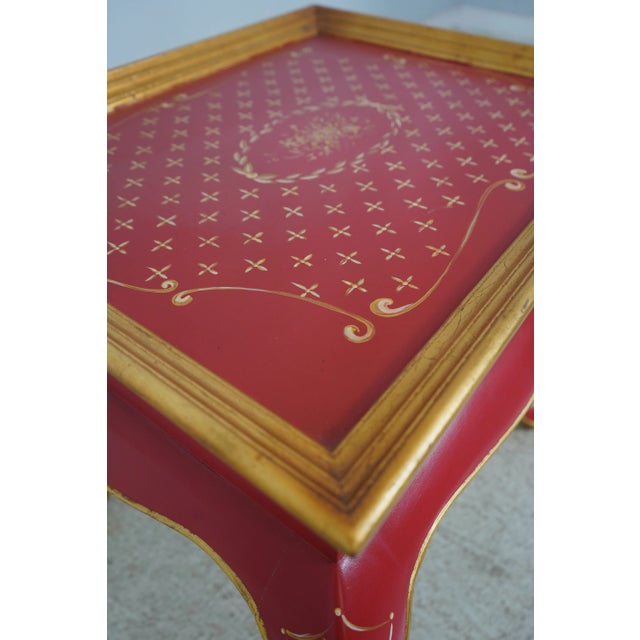 Ardley Hall French Paint Decorated Tea Table For Sale In Philadelphia - Image 6 of 12