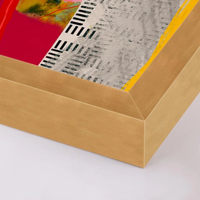 Baldessari by Jonathan Ryan Harvey, Art Print in Gold Frame, Large Overall Size: 30x40 Frame Color: Gold