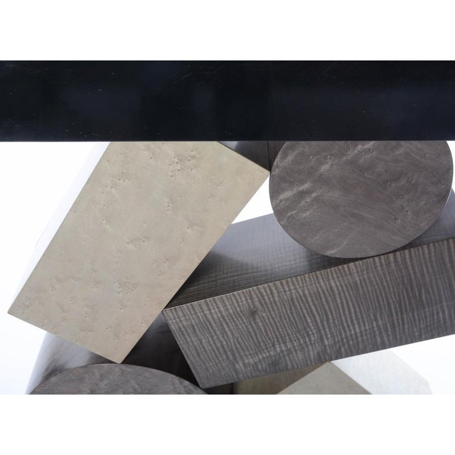 Grey and Black Stack Console by Aymeric Lefort For Sale - Image 6 of 18