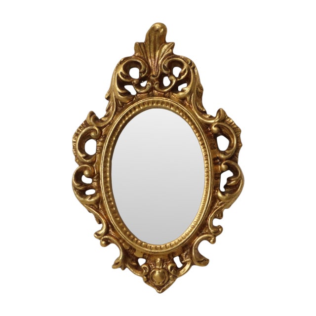 Small French Crested Mirror with Gold Leaf Gilt For Sale - Image 18 of 18