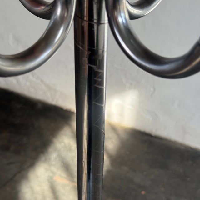 Bauhaus Chrome Coat Rack by Hynek Gottwald, 1940s For Sale - Image 10 of 13