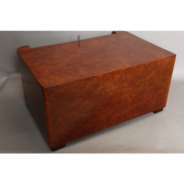Brown Vintage Art Deco Box, 1920s For Sale - Image 8 of 11