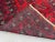 3'10" X 7'10" Vintage Afghan Hand-Knotted Baluchi Rug, Red Tribal Geometric Kitchen Rug For Sale - Image 12 of 12