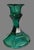 Indiana Glass Company Vintage North American Indiana Glass Emerald Green Pair of Candlesticks For Sale - Image 4 of 7