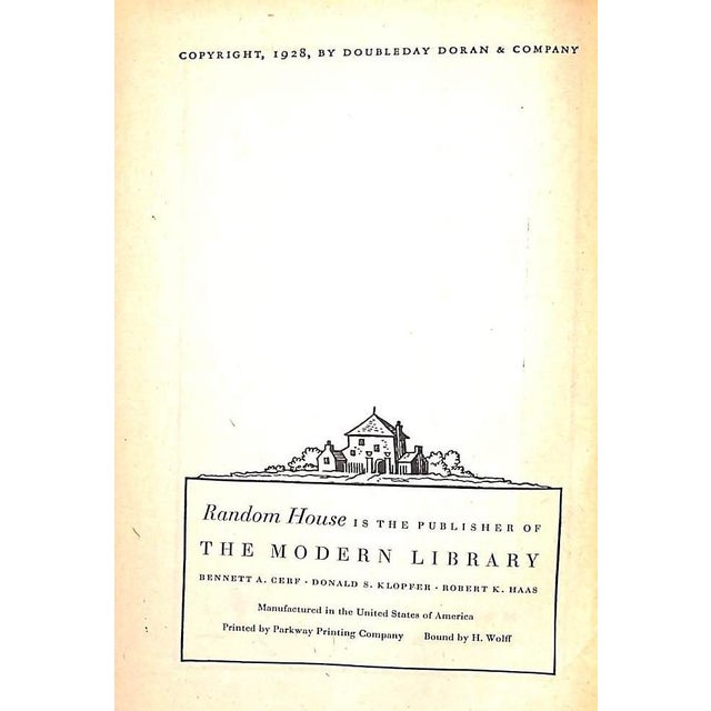 HUXLEY, Aldous [514] pp. The Modern Library 1928 7 1/4" x 5" Point Counter Point's title is a reference to the flow of...