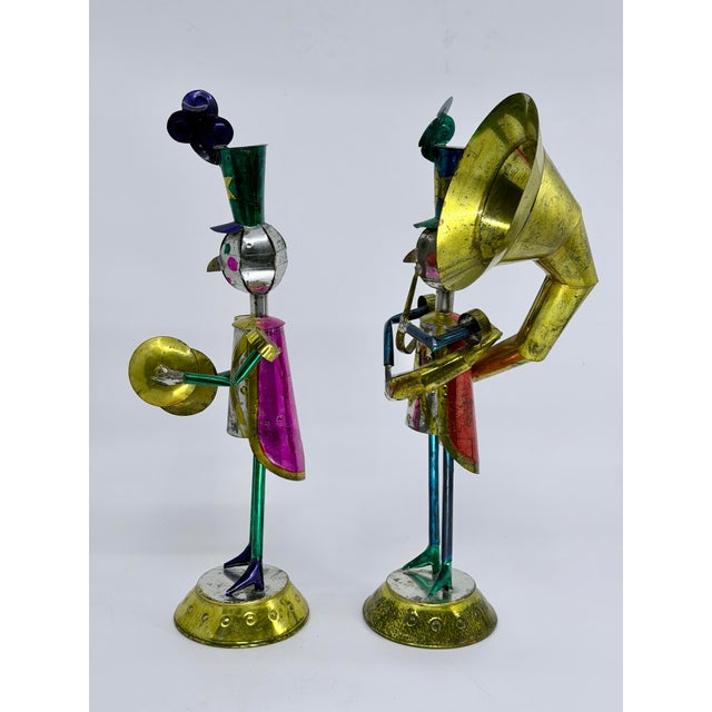1970s Vintage Mexican Tin Soldiers, Whimsical Mexican Folk Art For Sale - Image 5 of 14